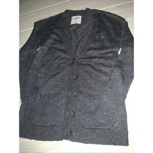 Abercrombie Kids girls Size Medium  Button Up Cardigan Sweater Grey Cotton Acryl